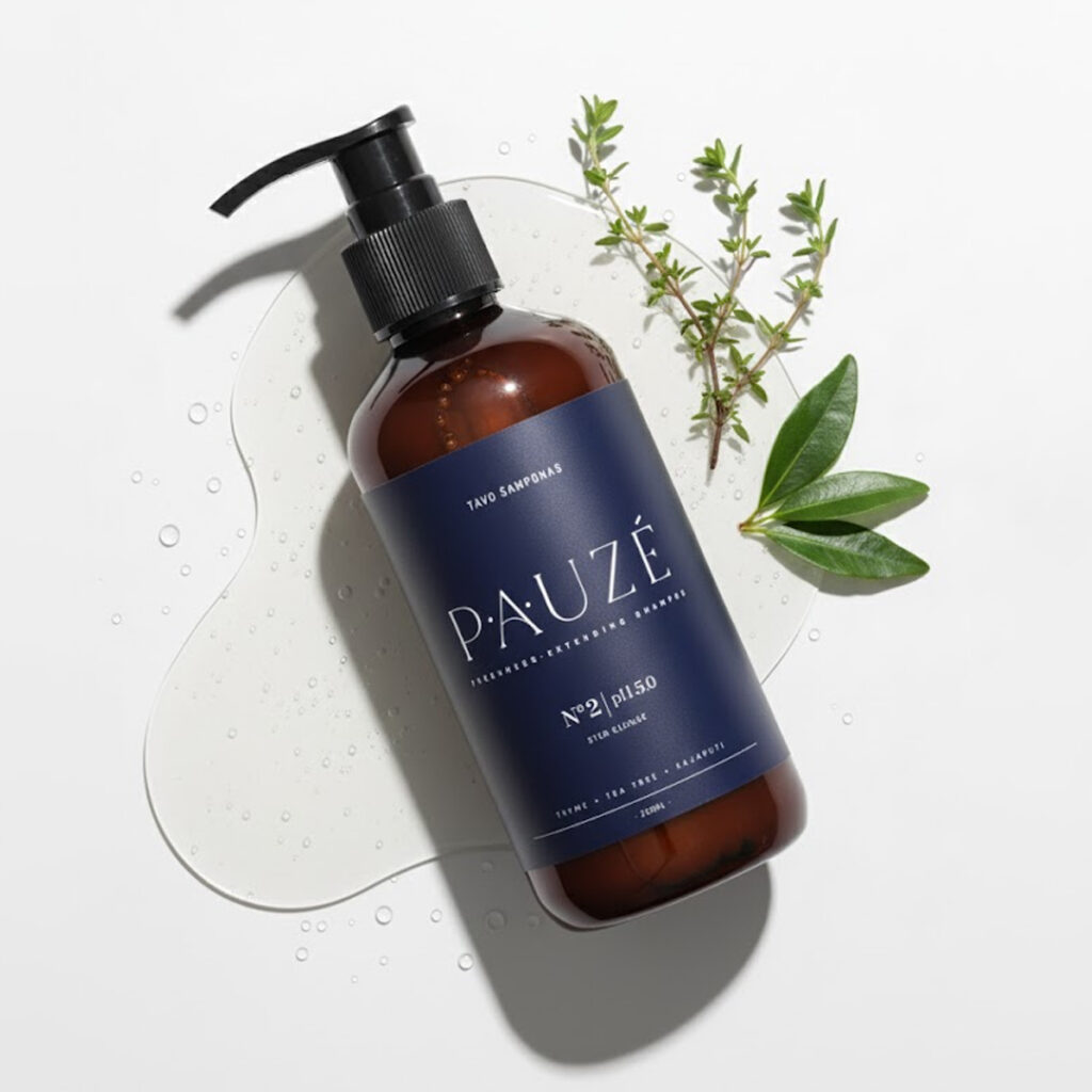 To wash less often: Functional Shampoo for oily scalp