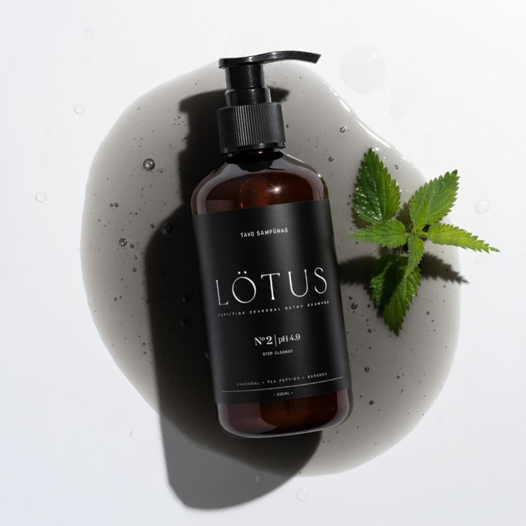 When it gets very oily: Black Deep Cleansing Shampoo