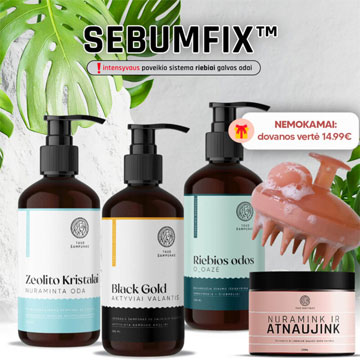 Priemonės nuo plaukų riebalavimosi