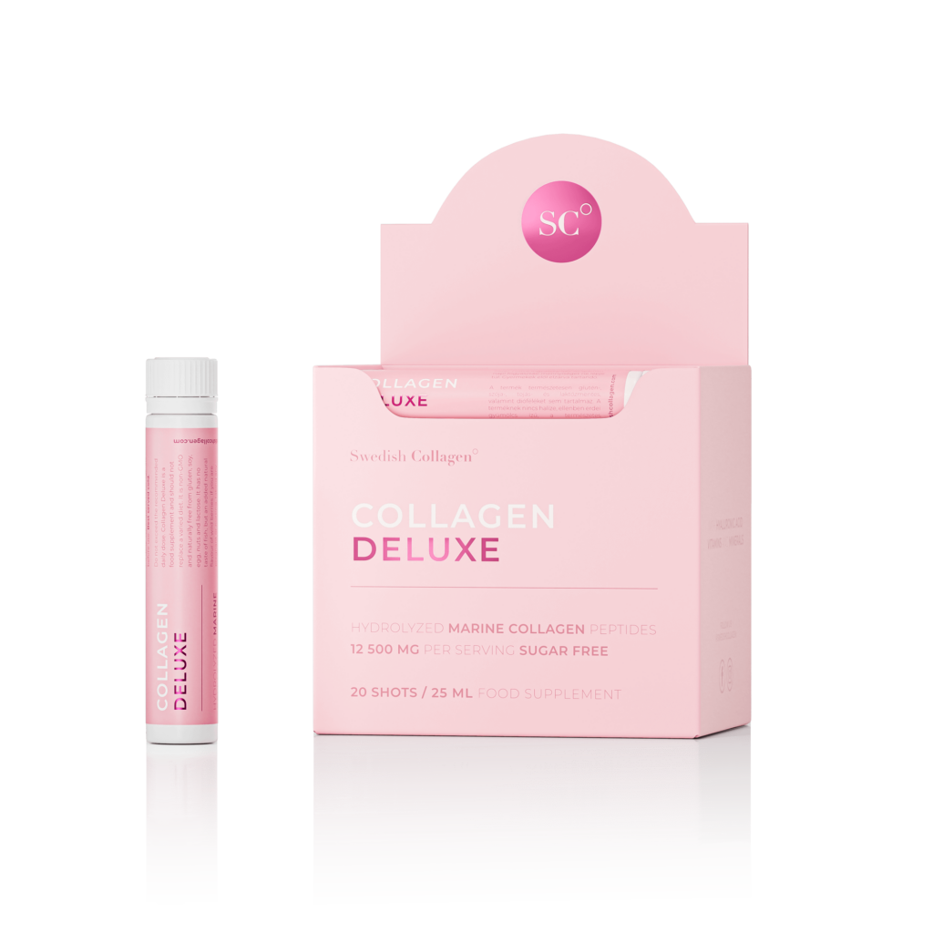 Kolagenas Deluxe: Matomas odos, plaukų ir nagų pagerėjimas per 8 savaites - patvirtinta klinikiniais tyrimais.